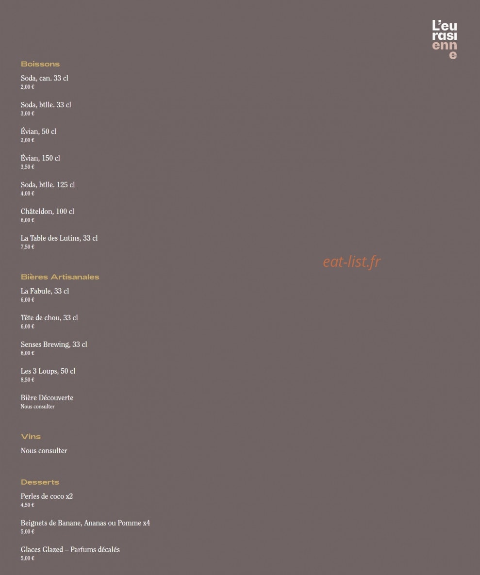 L'Eurasienne — carte page 1