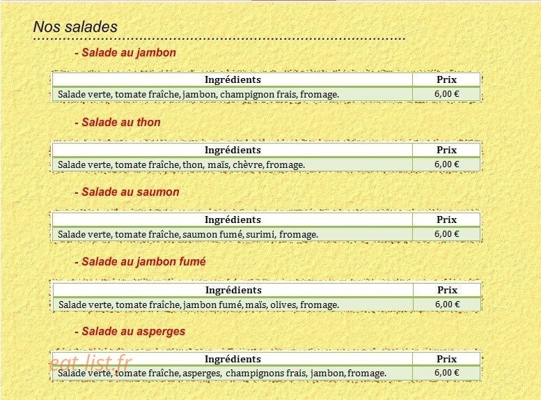 L'Italienne — carte page 4