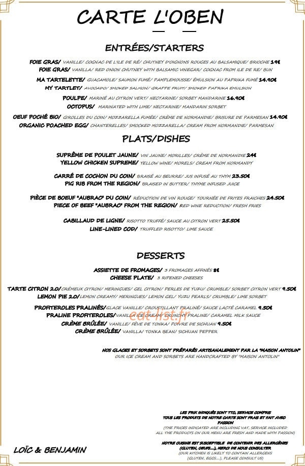 L'Oben — carte page 1