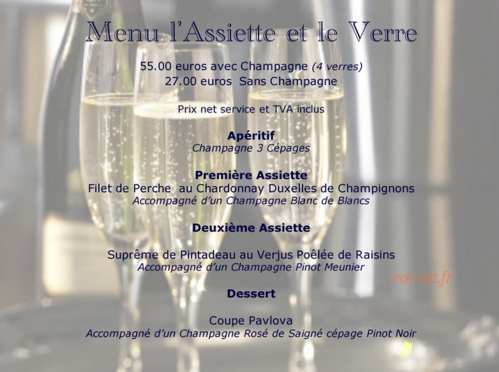 La Cave à Champagne — carte page 3