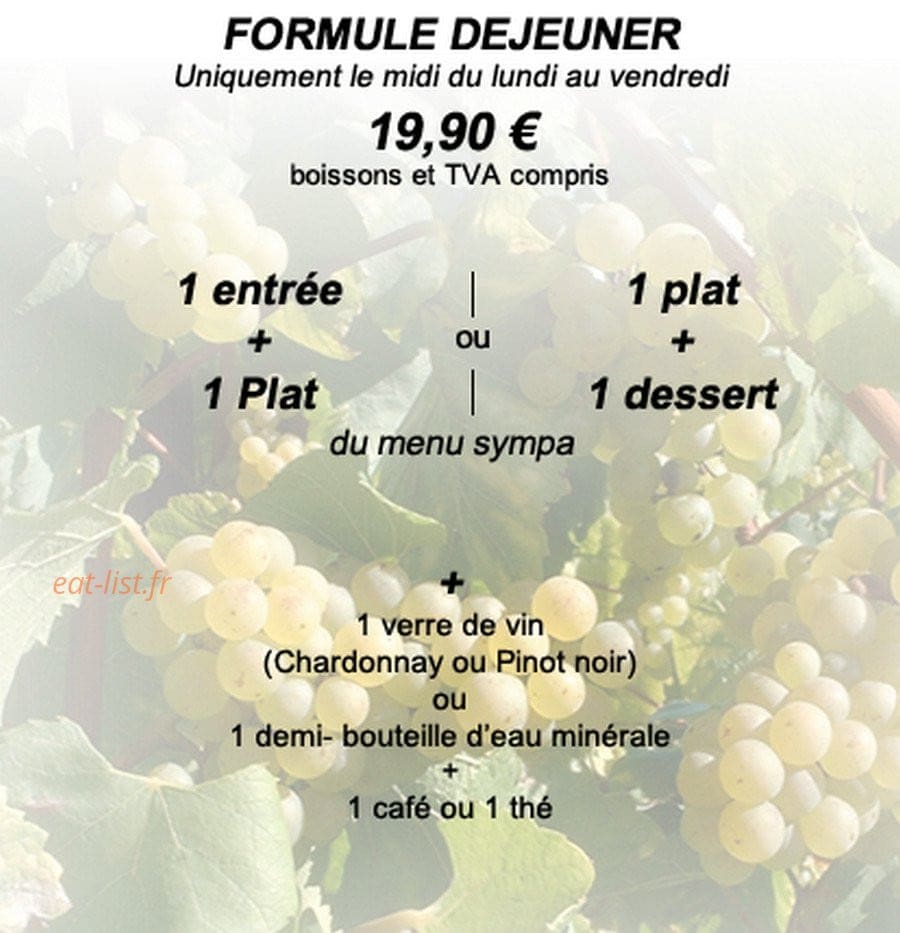 La Cave à Champagne — carte page 4