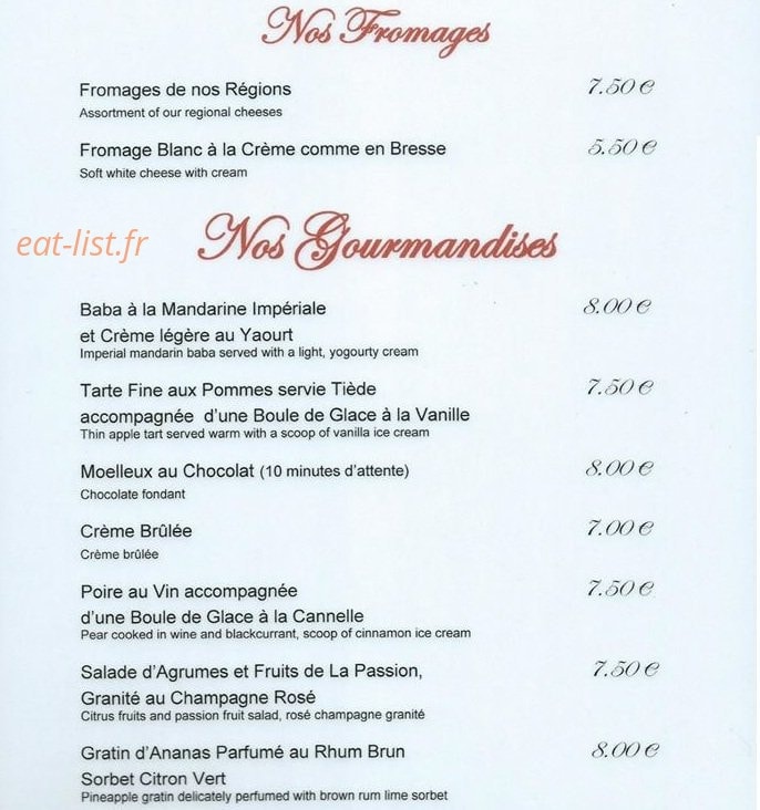La Grillade Gourmande — carte page 4