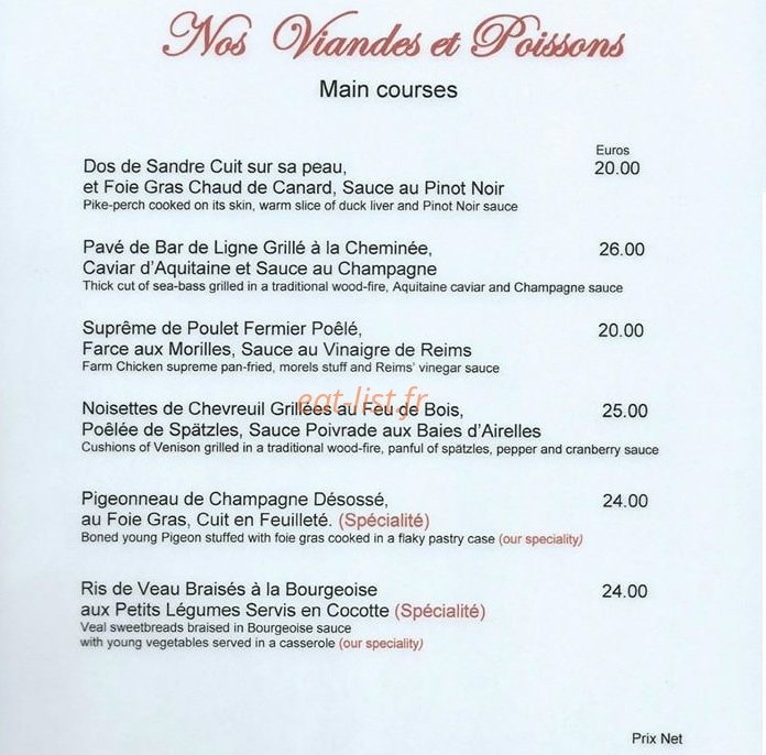 La Grillade Gourmande — carte page 5