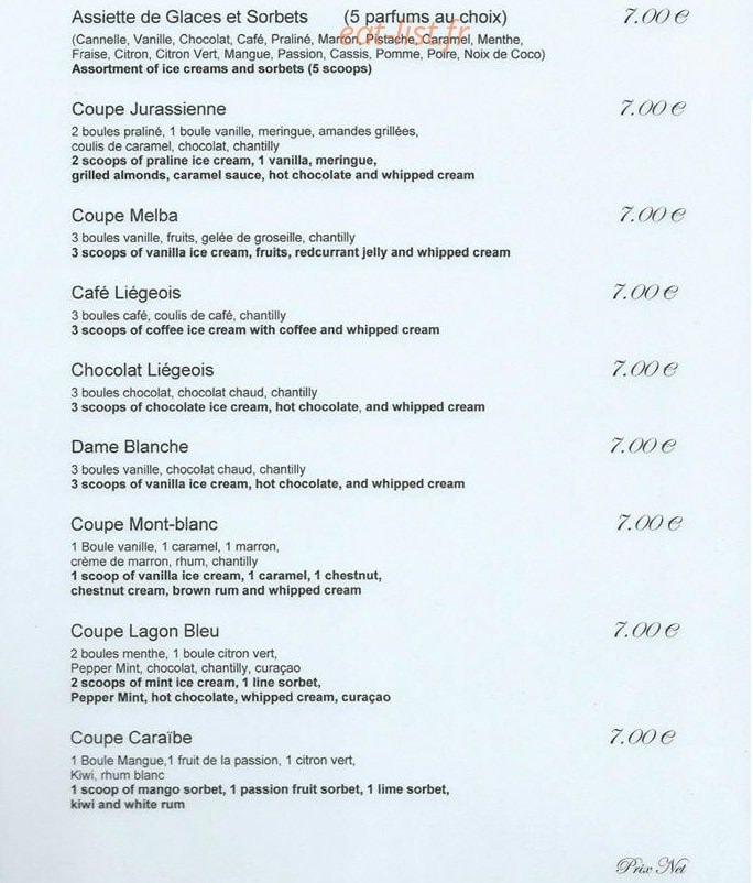 La Grillade Gourmande — carte page 8