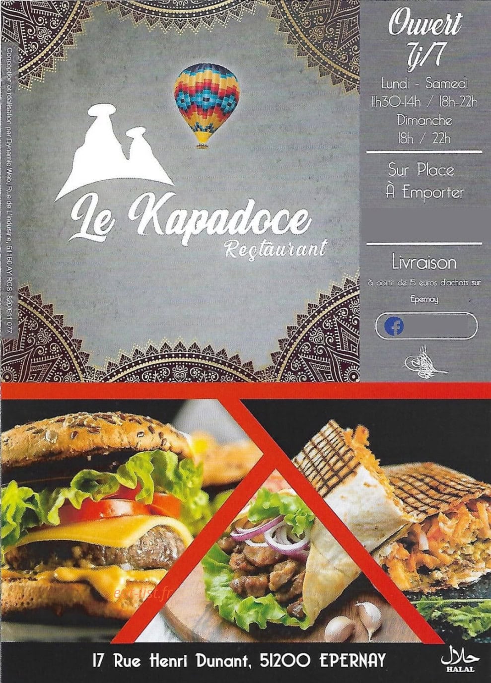 Le Kapadoce — carte page 1