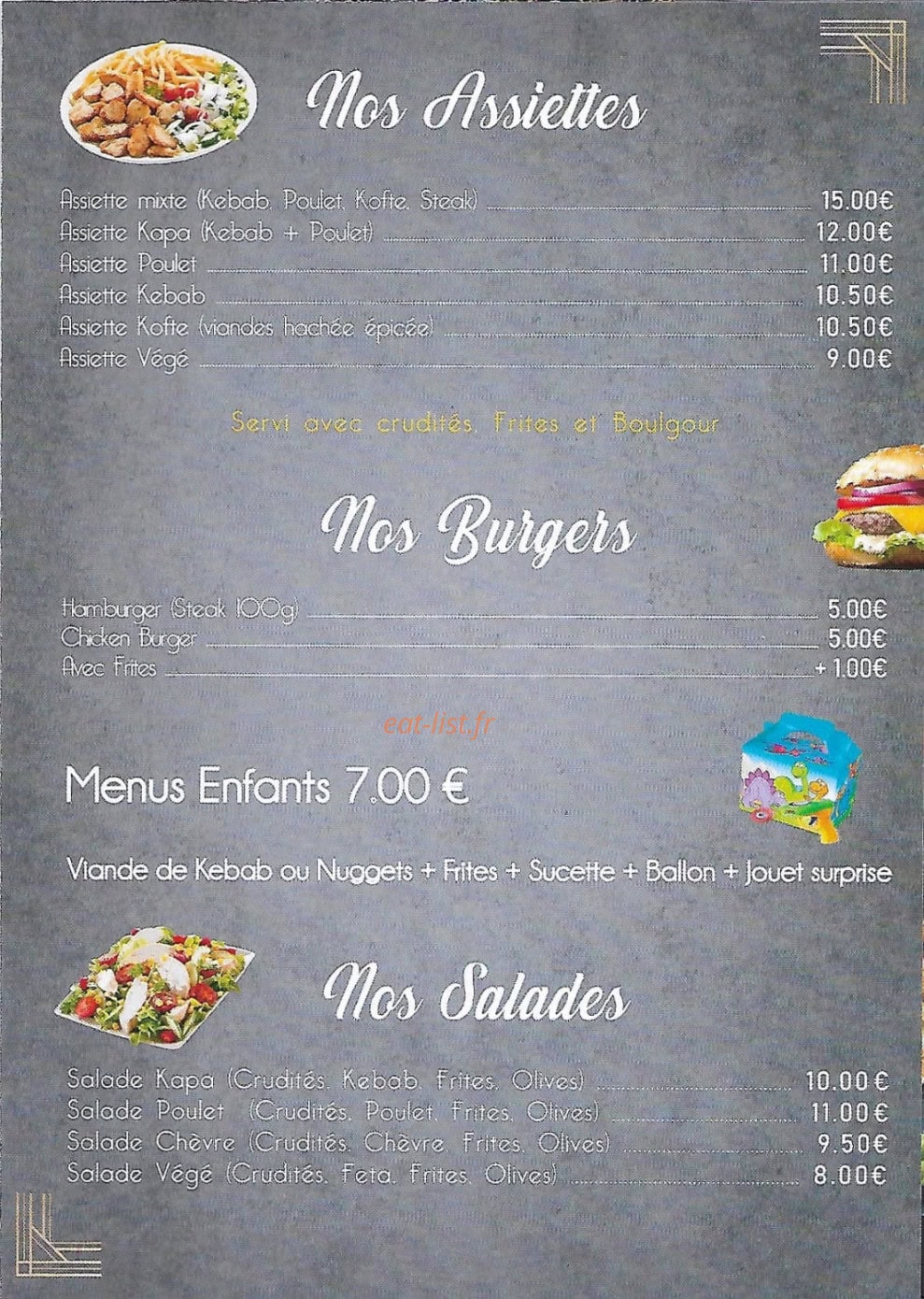 Le Kapadoce — carte page 3