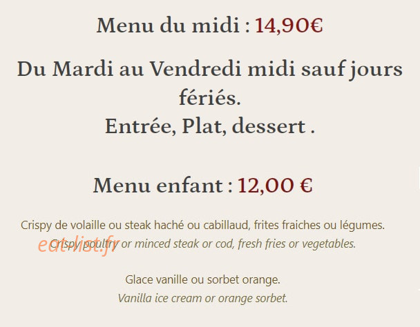 Le P'tit Champenois — carte page 4