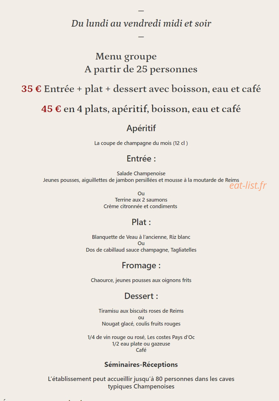 Le P'tit Champenois — carte page 3