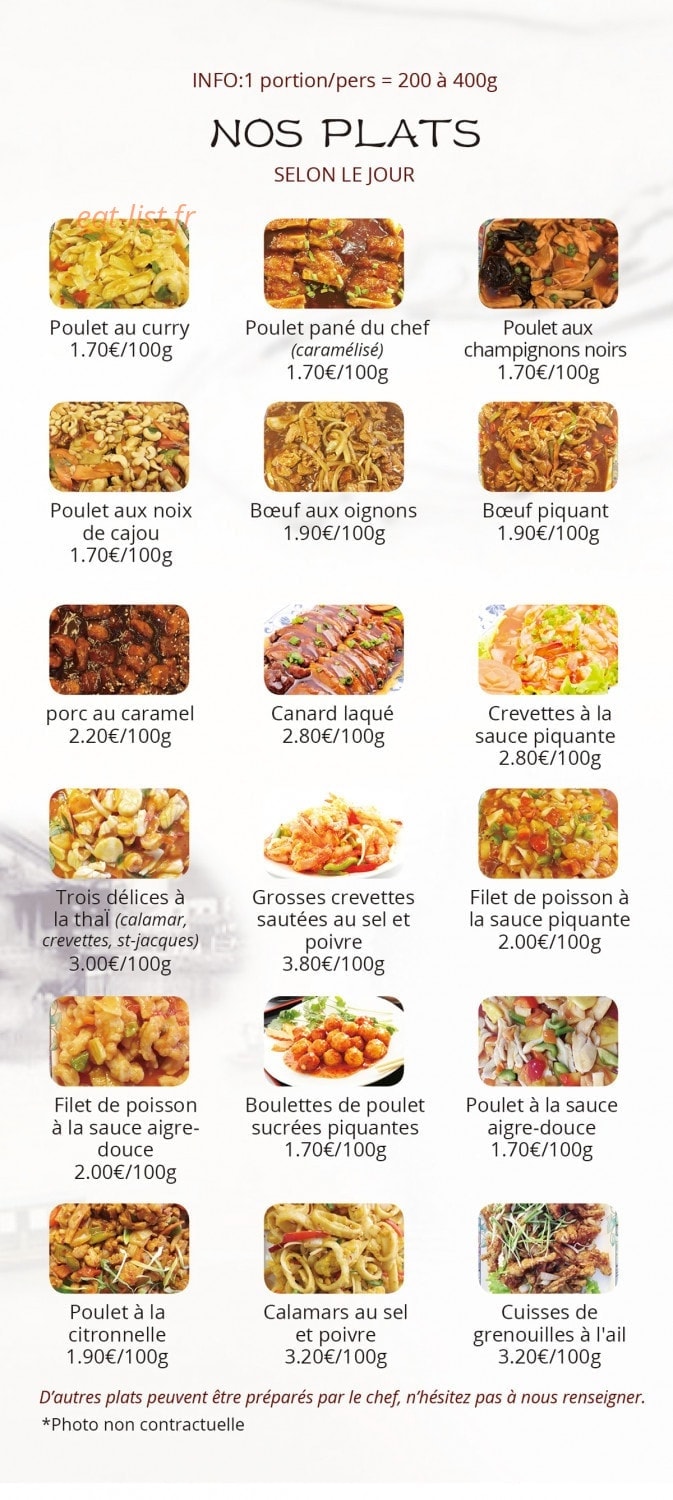 Maison délices — carte page 3