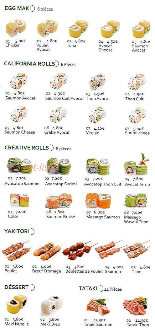 Miam Shop — carte page 4