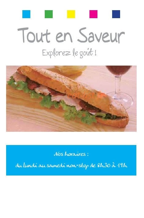 Tout en Saveur — carte page 8