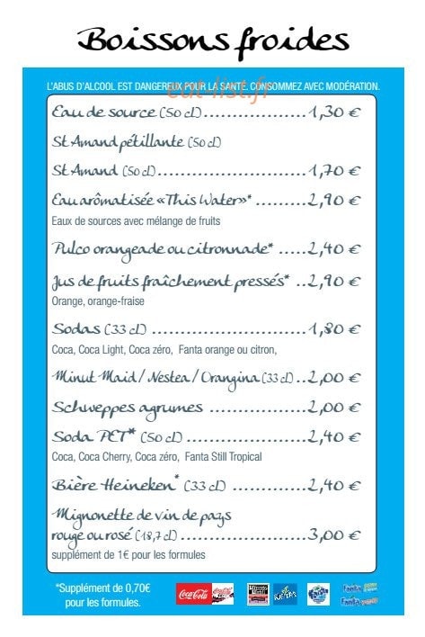 Tout en Saveur — carte page 11
