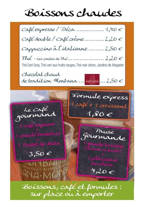 Tout en Saveur — carte page 12