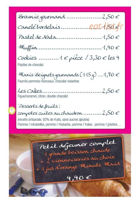 Tout en Saveur — carte page 10