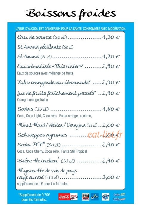 Tout en Saveur — carte page 11
