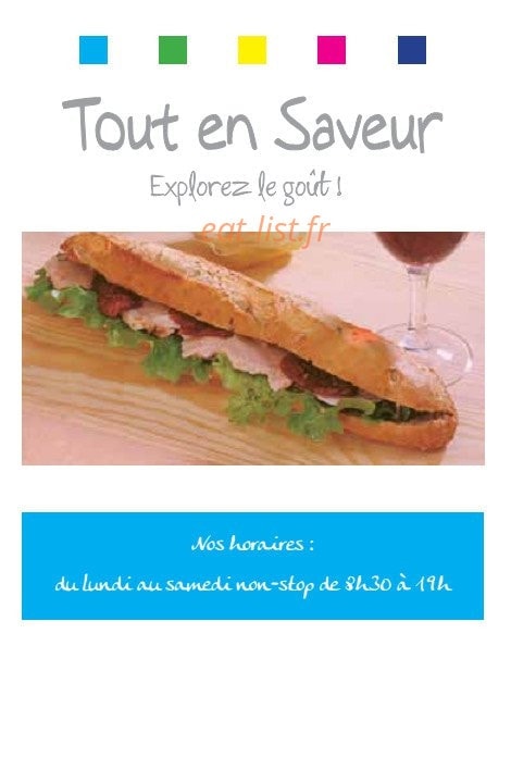 Tout en Saveur — carte page 8