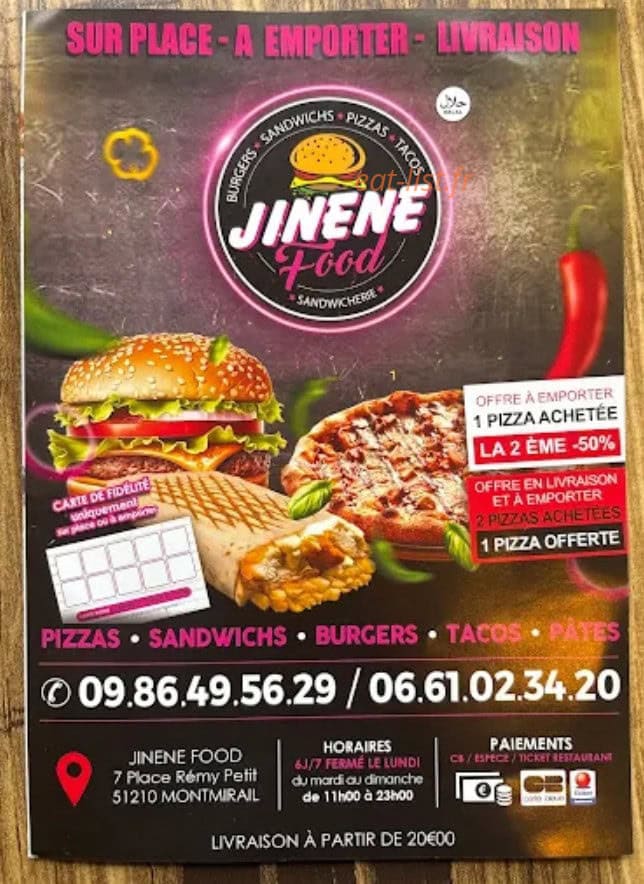 Carte et menu
