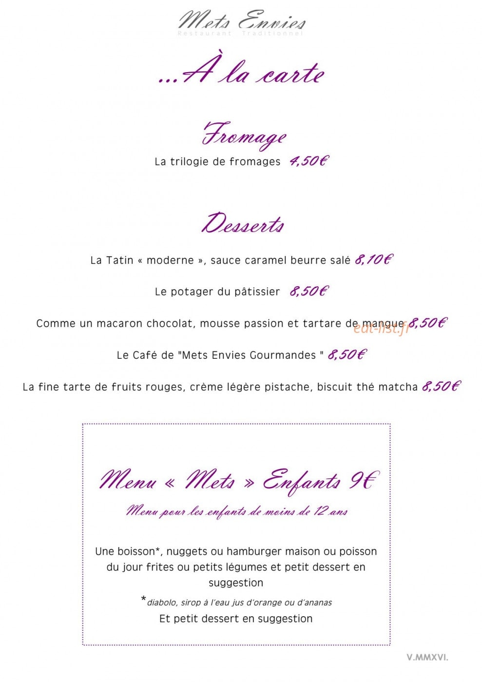 Mets Envies — carte page 2