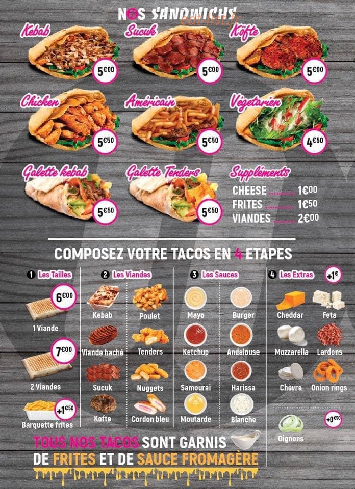 Pause Kebab — carte page 4