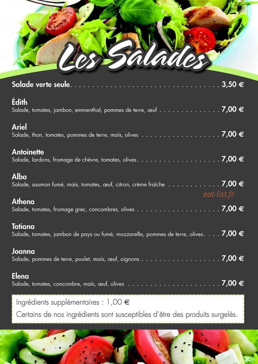 Le cafe De la poste — carte page 3