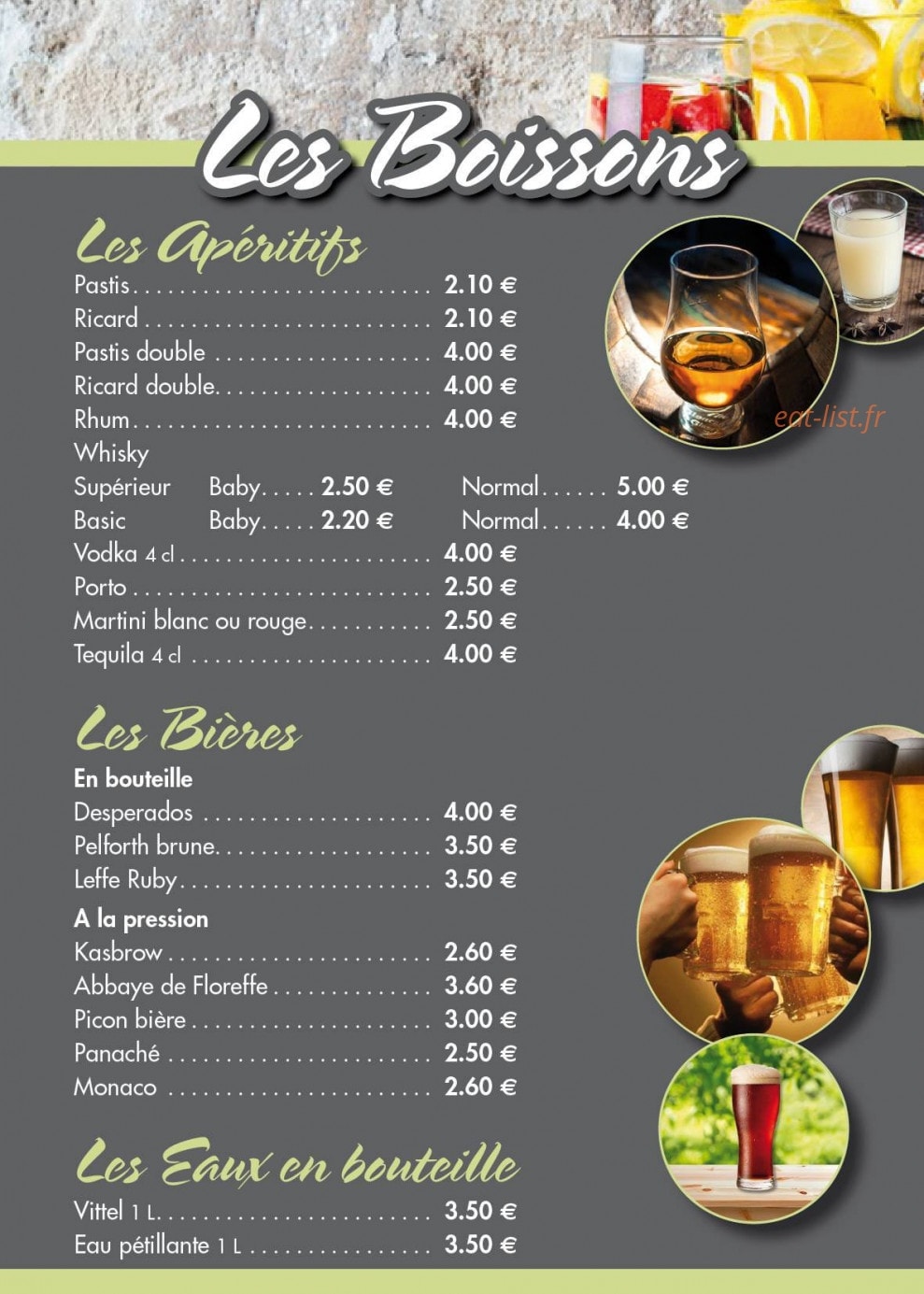 Le cafe De la poste — carte page 4