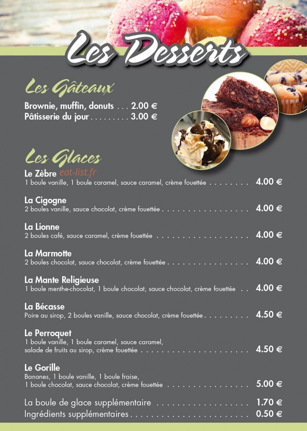 Le cafe De la poste — carte page 6