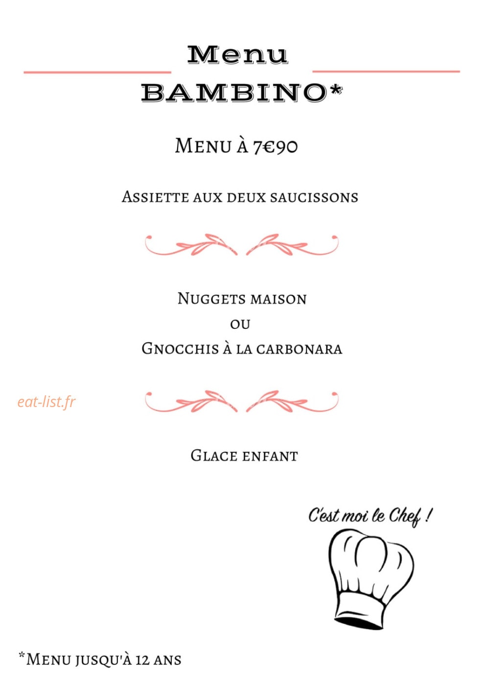 La Table de l'Abbaye — carte page 6