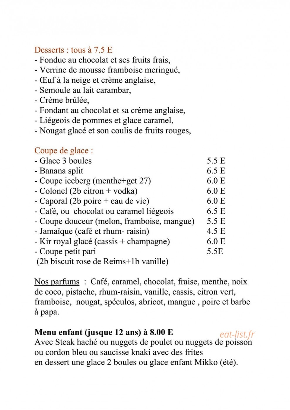 Au petit pari — carte page 2