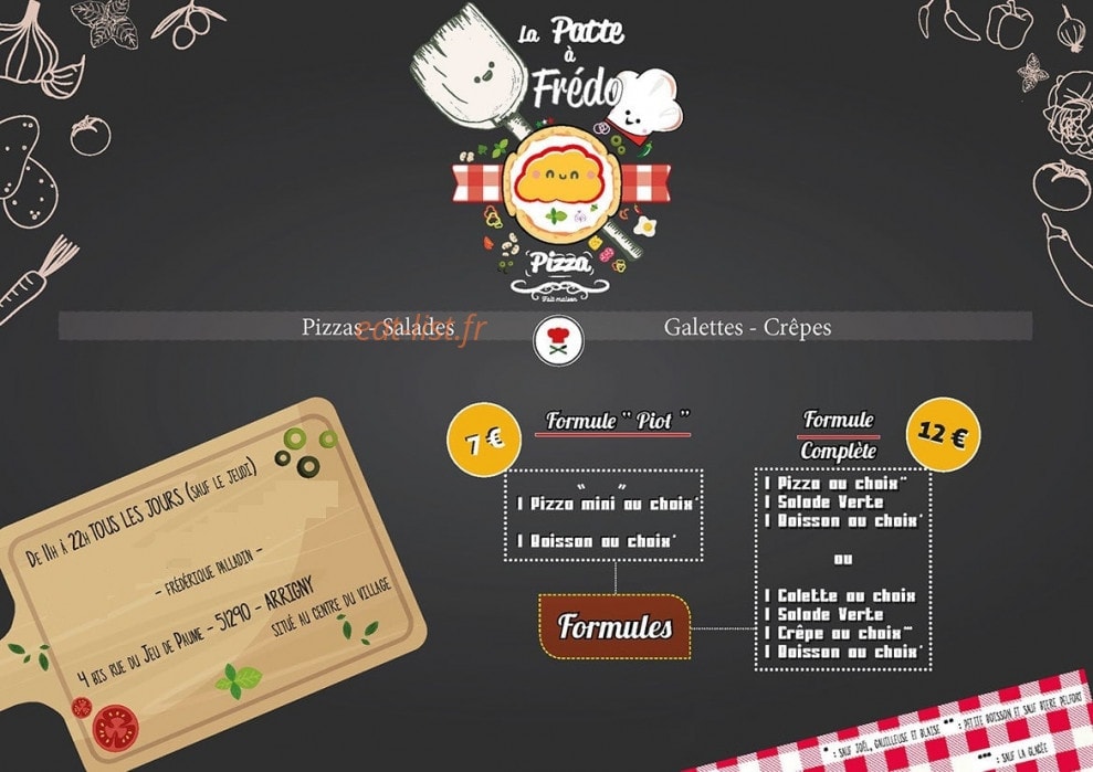 La Patte à Frédo — carte page 1