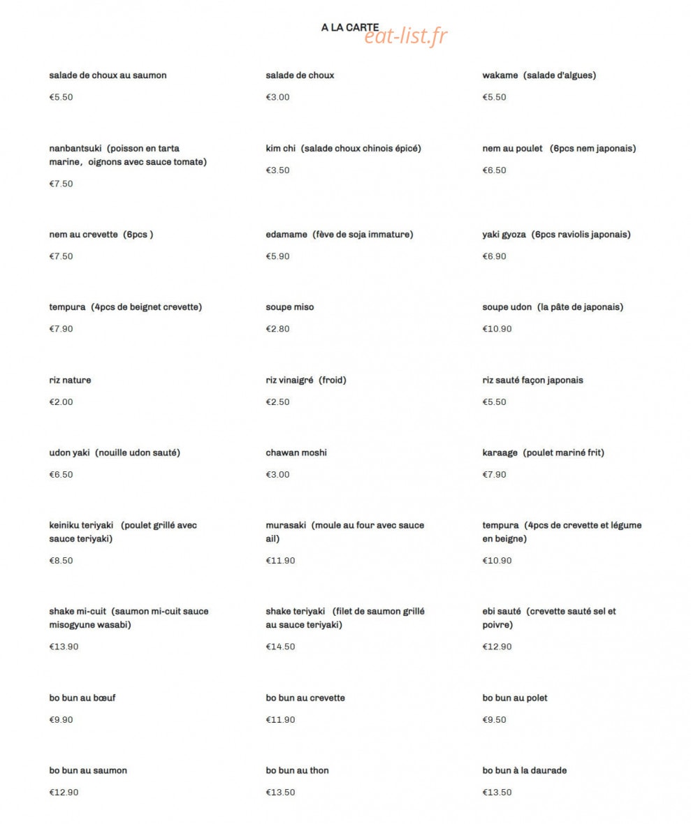 Azuki — carte page 1
