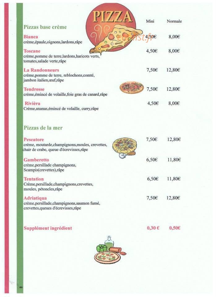 Chez Didier — carte page 2