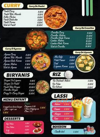 Crispy & Curry — carte page 3