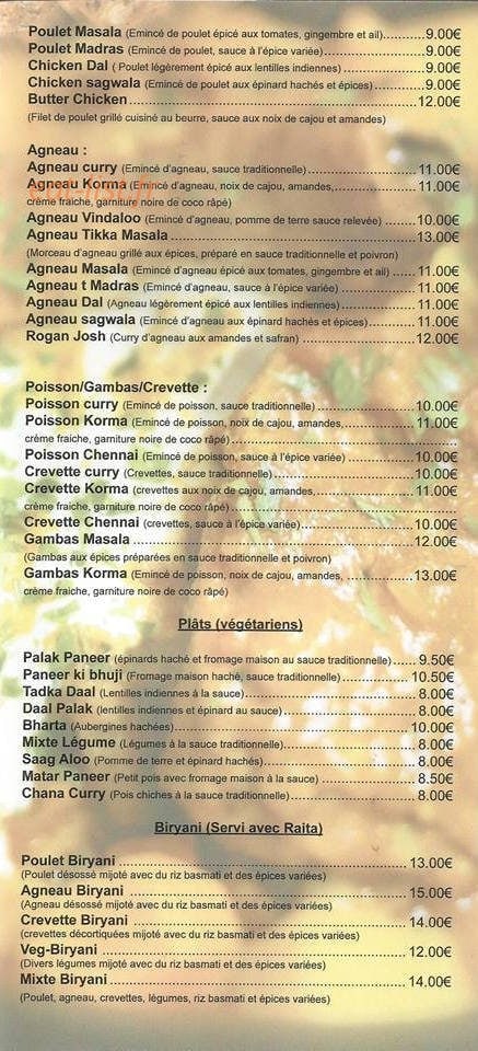 La Cave à Naan — carte page 4