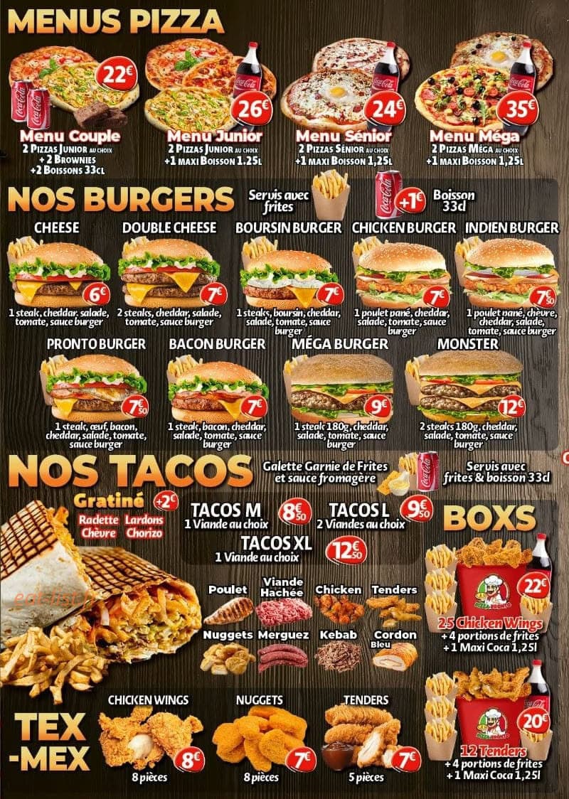 Pronto — carte page 3