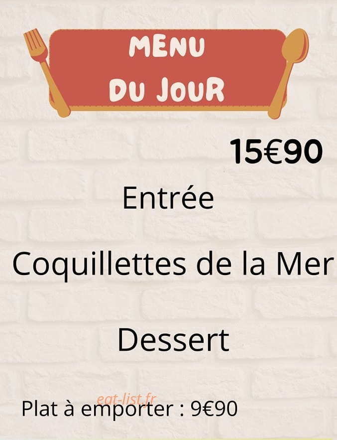 Le CV resto — carte page 1