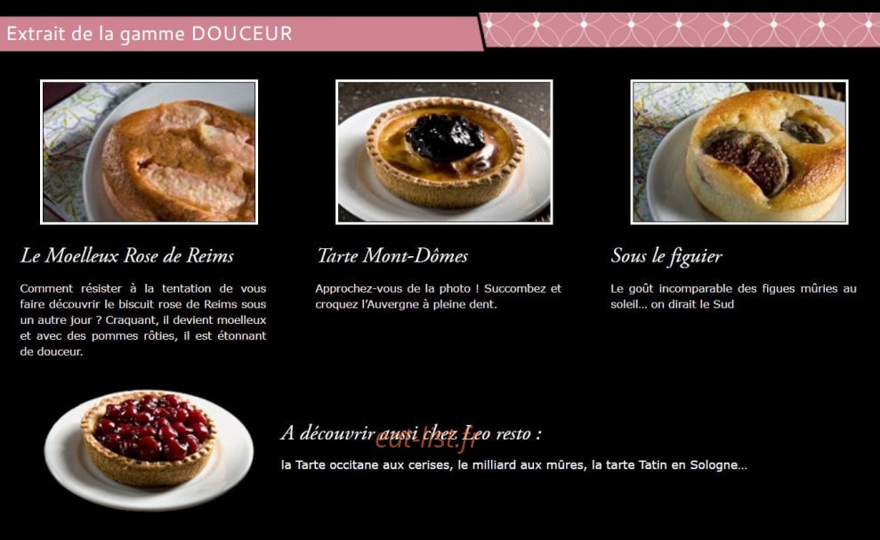 Léo Resto — carte page 4