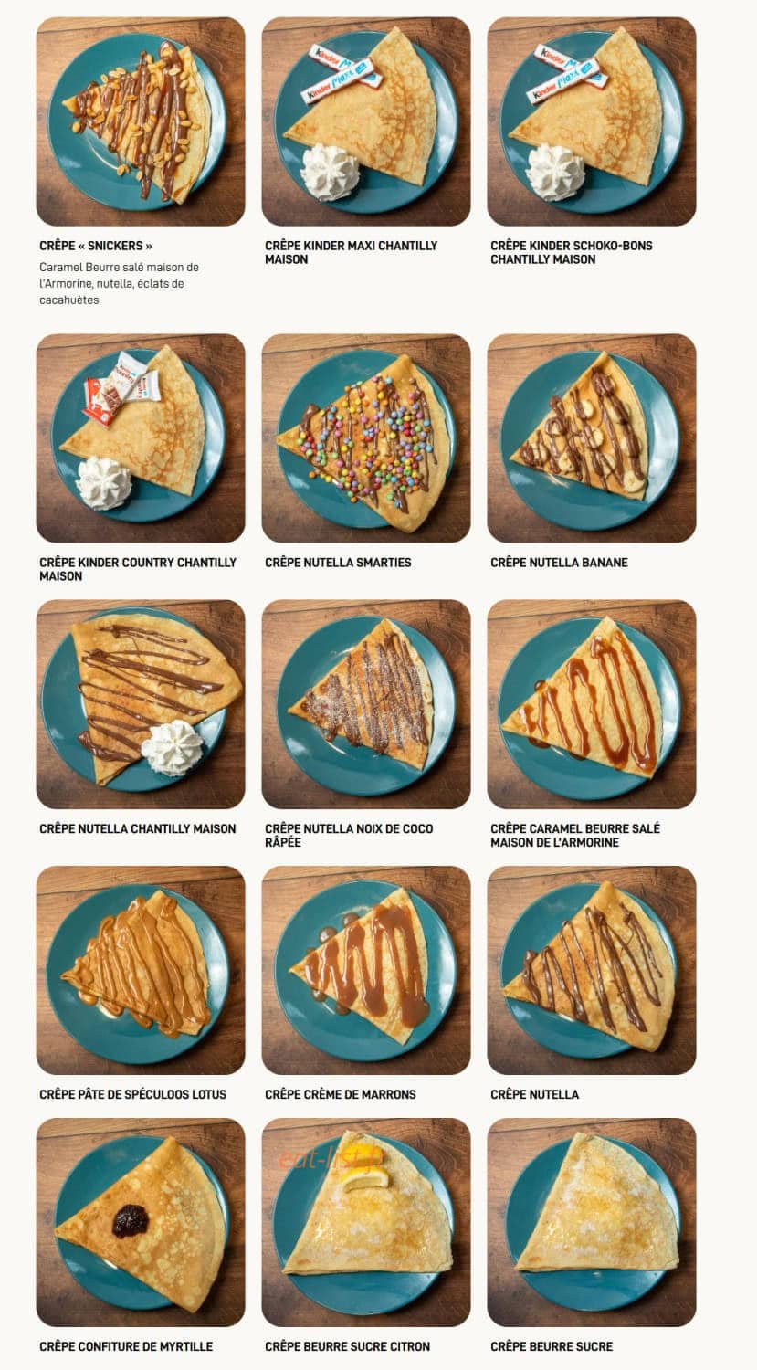 Crêp Eat — carte page 5