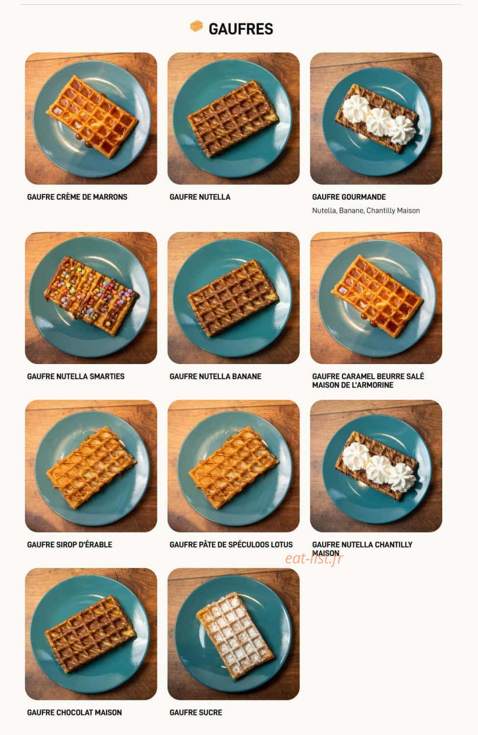 Crêp Eat — carte page 6