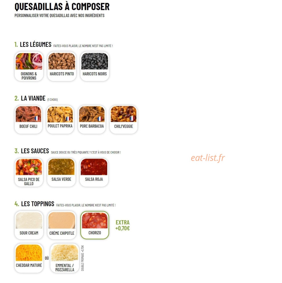 Nachos — carte page 4