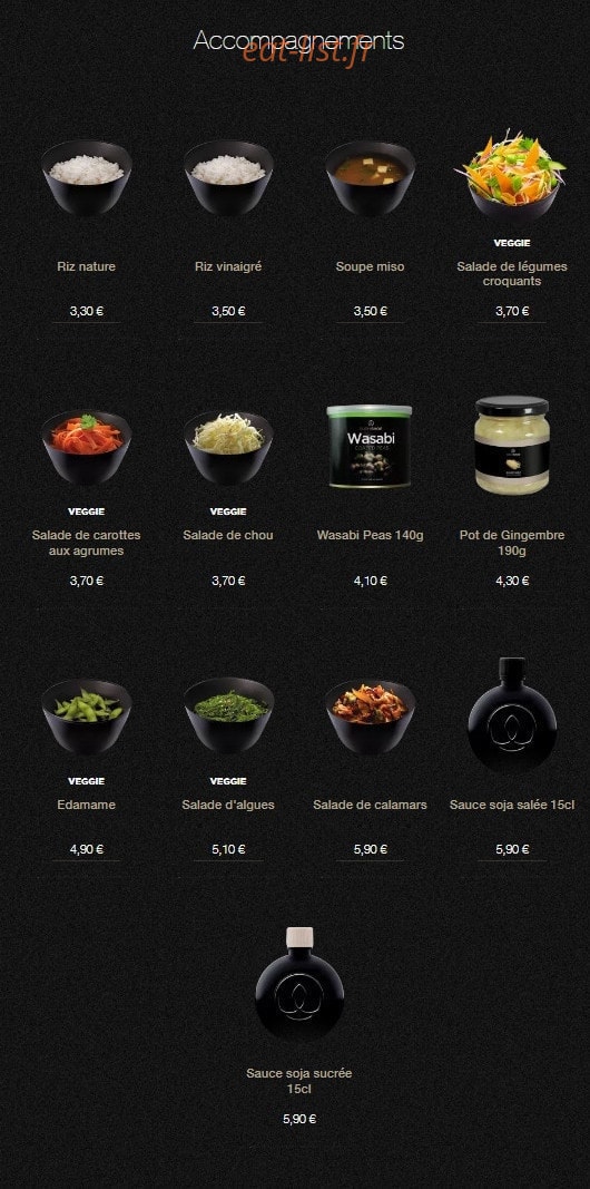 Sushi Shop — carte page 24