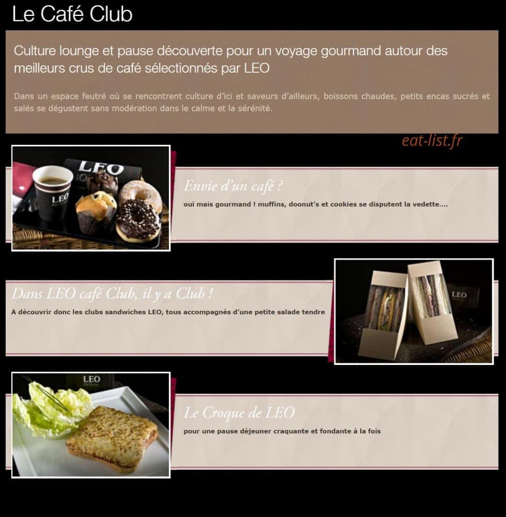 Leo Resto — carte page 5