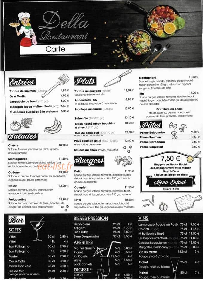 Pizza Della — carte page 2