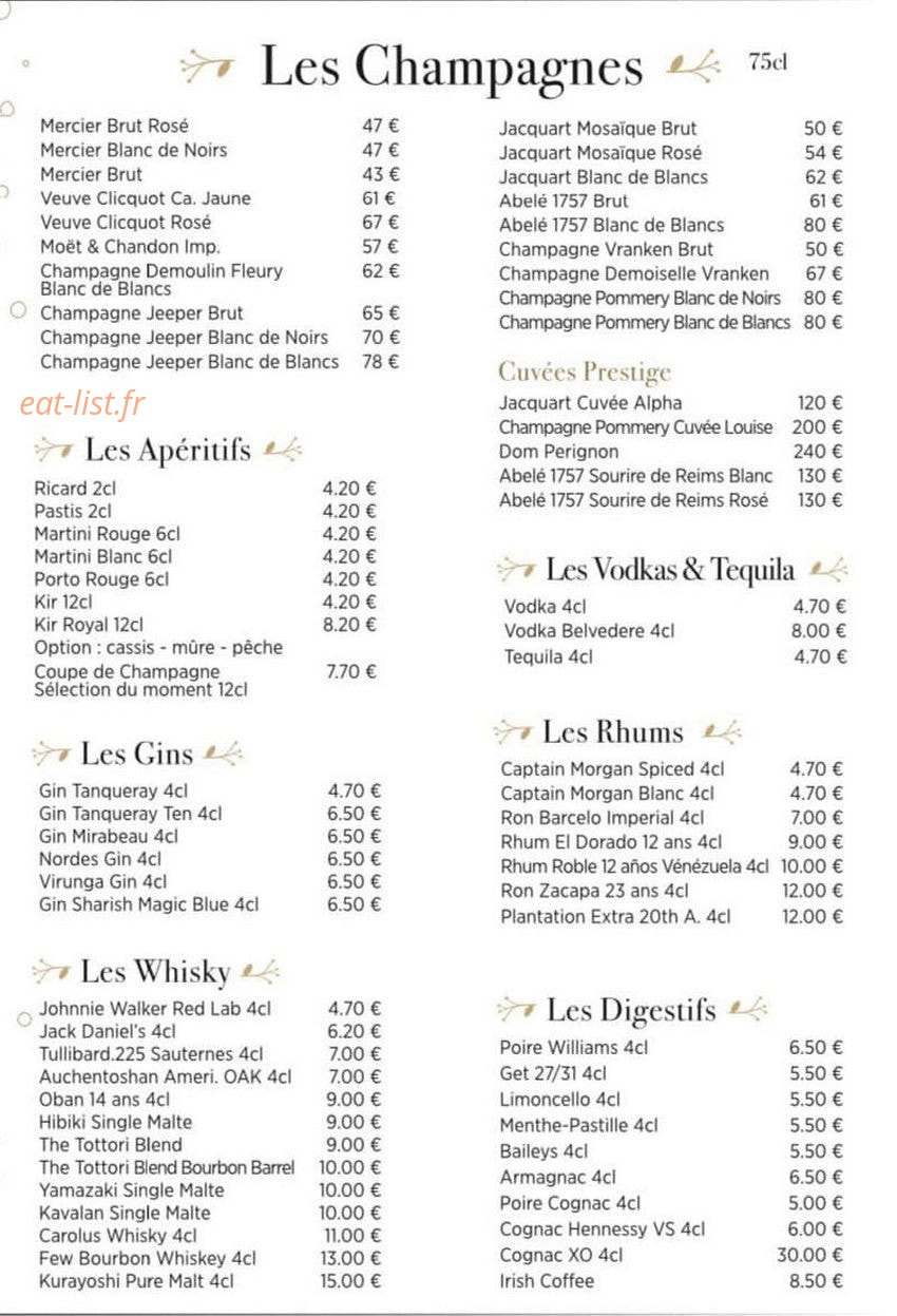 Chez Vincent — carte page 2