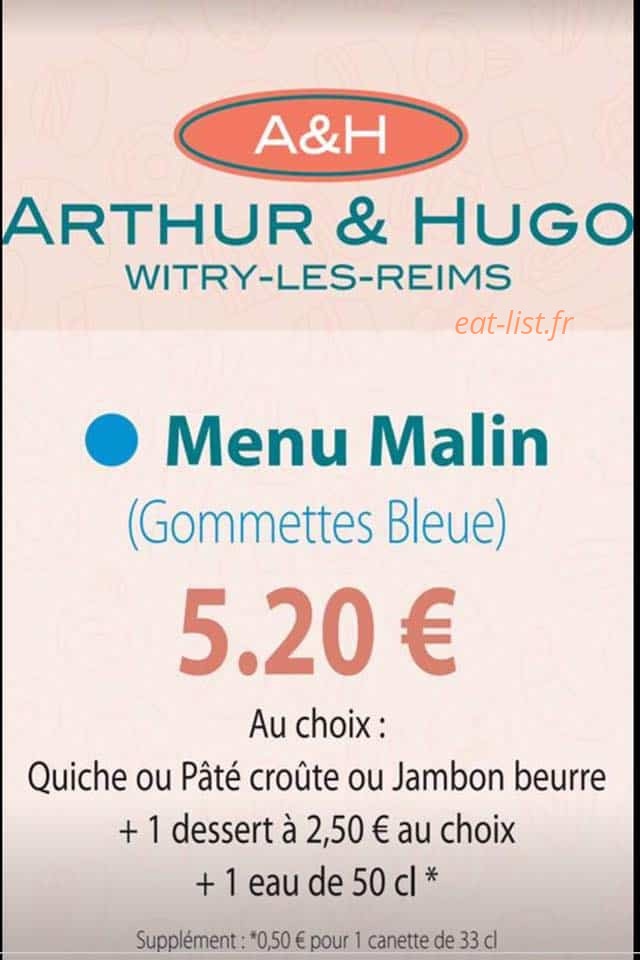 Arthur & Hugo — carte page 3