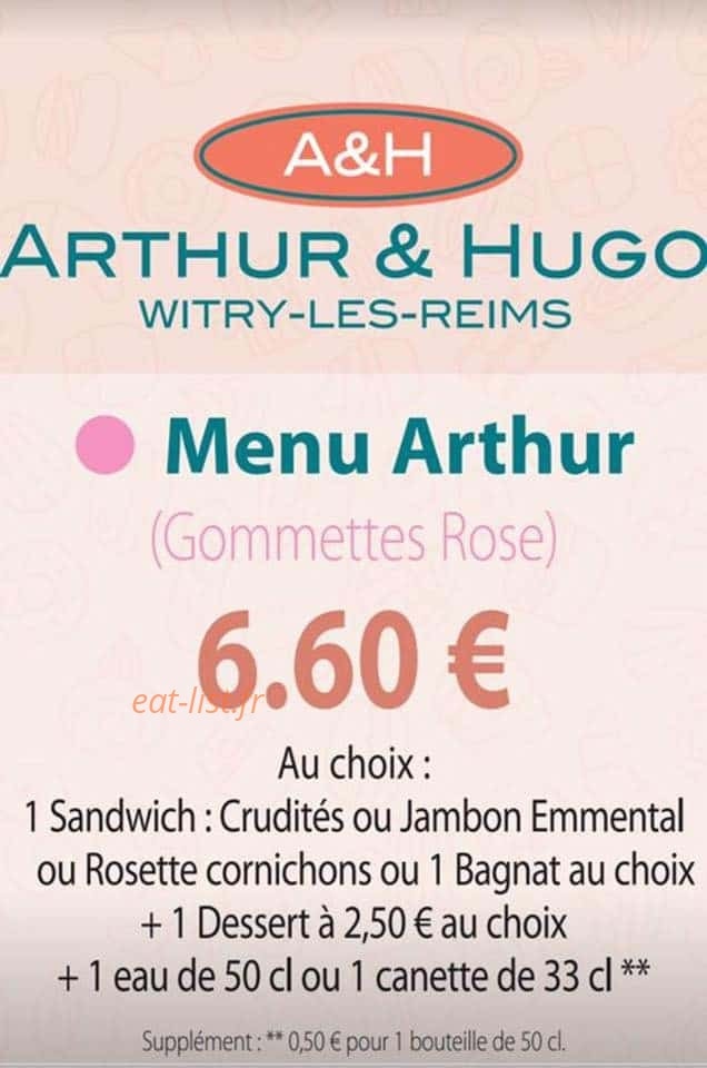Arthur & Hugo — carte page 4