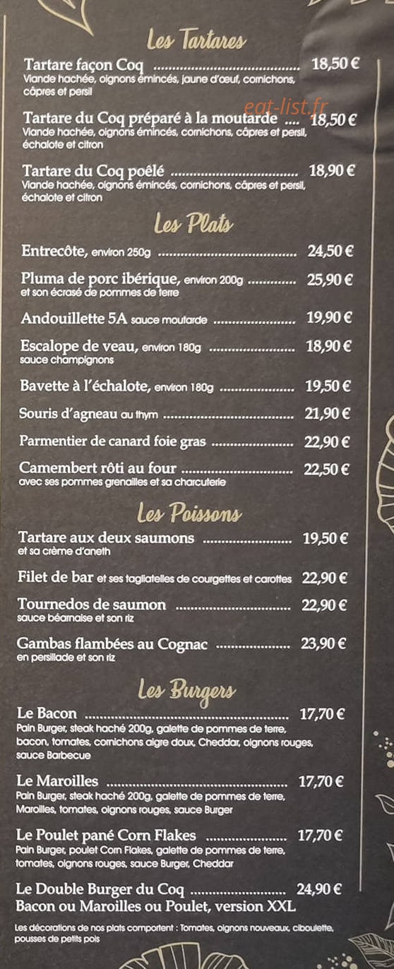 Le Champ du Coq — carte page 3