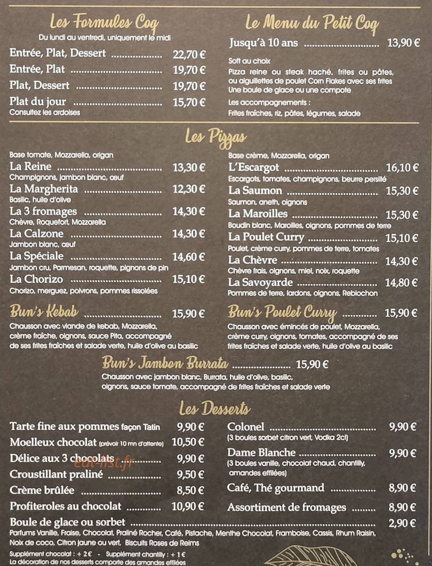 Le Champ du Coq — carte page 2