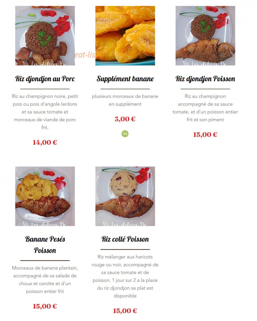 Les Délices de ChOoupette — carte page 3