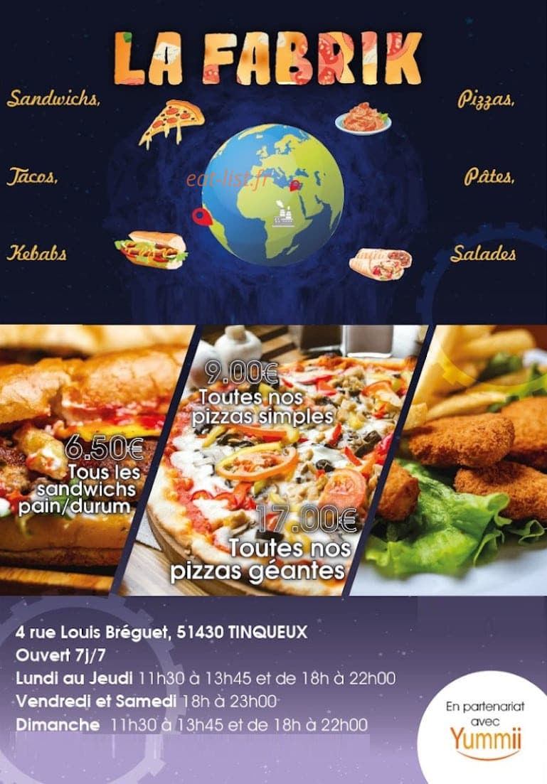 La Fabrik' — carte page 1