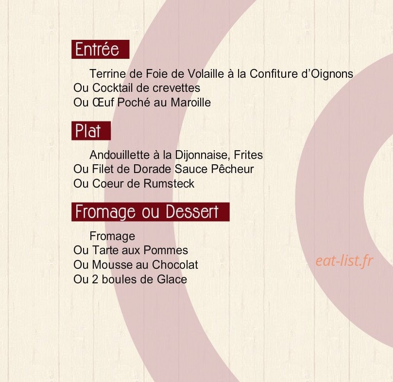 Le Grain de Sel — carte page 6